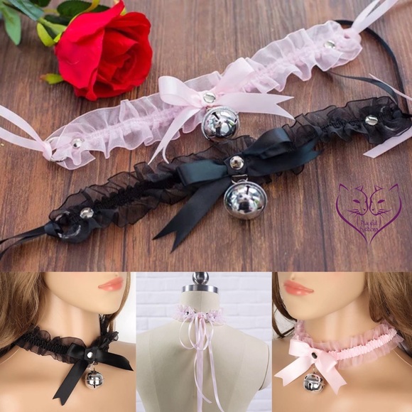 Jewelry - ✨ Sweet Baby doll Lace Big Bell Collar ✨